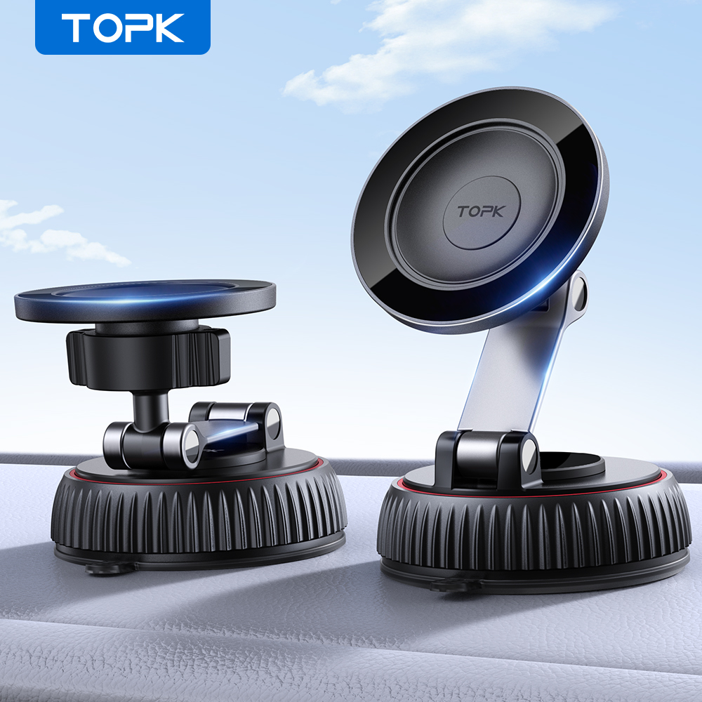 Phone Accessories Hooks - TOPK Magnetic Car Phone Mount Holder