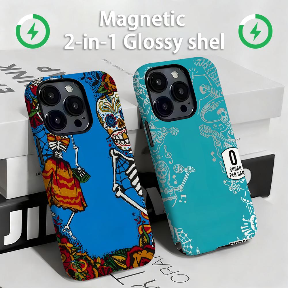 Magnetic Phone Case - Claw Cool Drink Design Phone Case