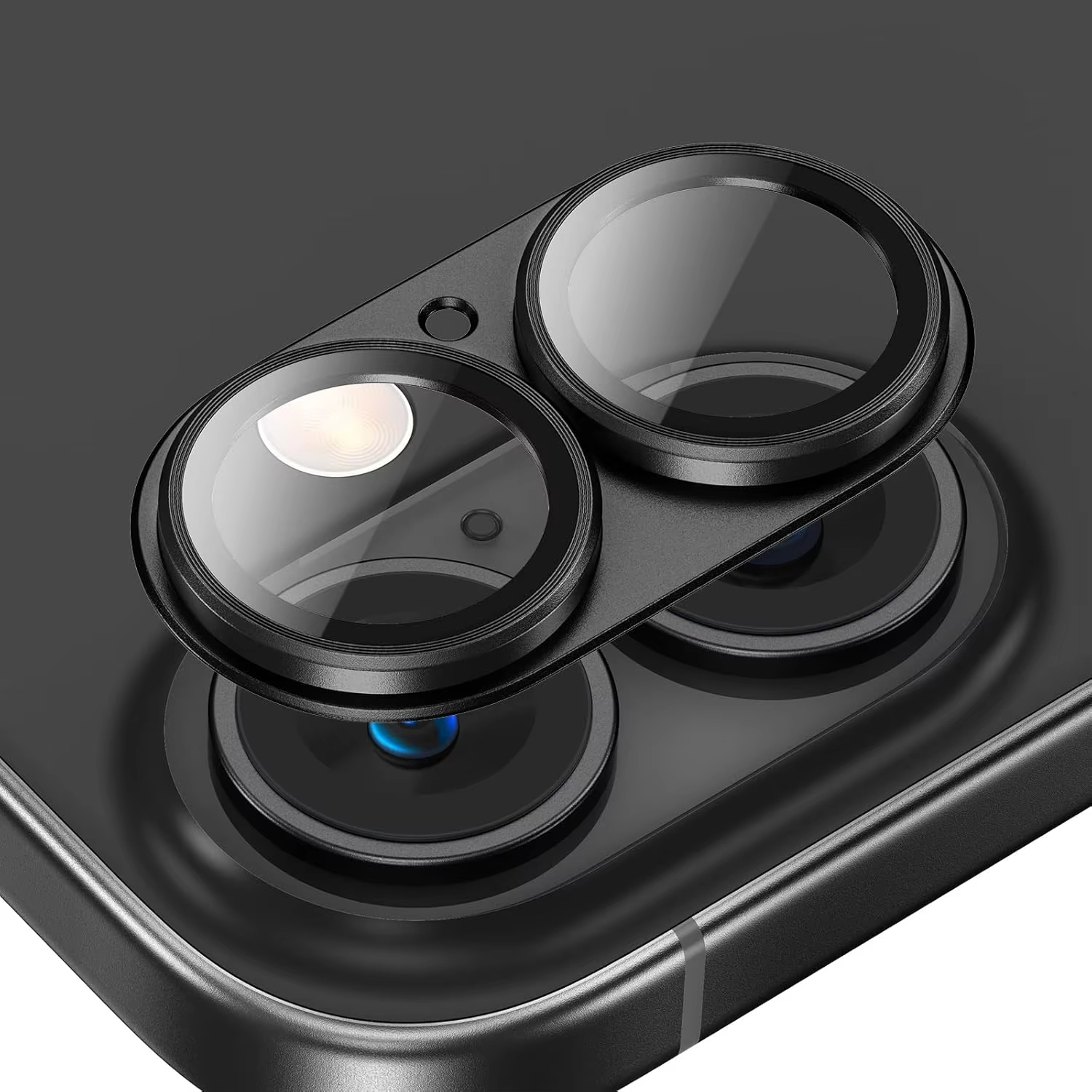 Quality Phone Accessories - Metal Tempered Glass Cover Camera Protector