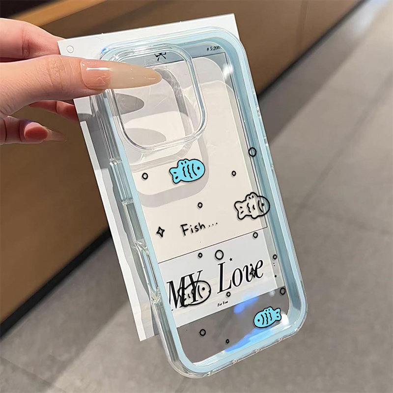 Phone Accessories Samsung - Simple Cute Little Fish 2in1 Clear