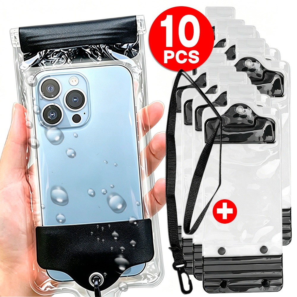 Phone Accessories For Android - 1-10Pcs Universal IPX8 Waterproof Phone Bag