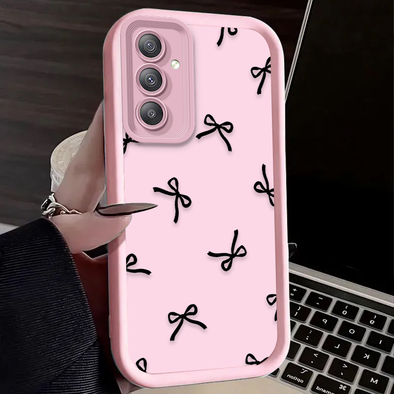Black Love Heart Bowknot Case  - Phone Accessories Samsung incelemesi ve fiyatı