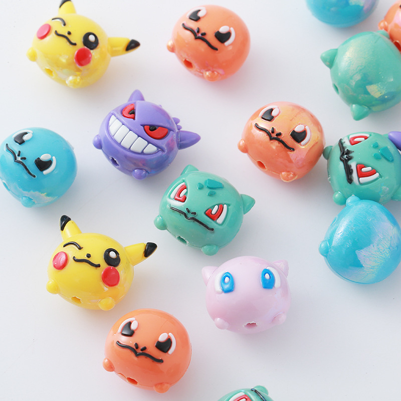 12pcs Pokémon Bead DIY Mobile  - Phone Accessories Diy incelemesi ve fiyatı