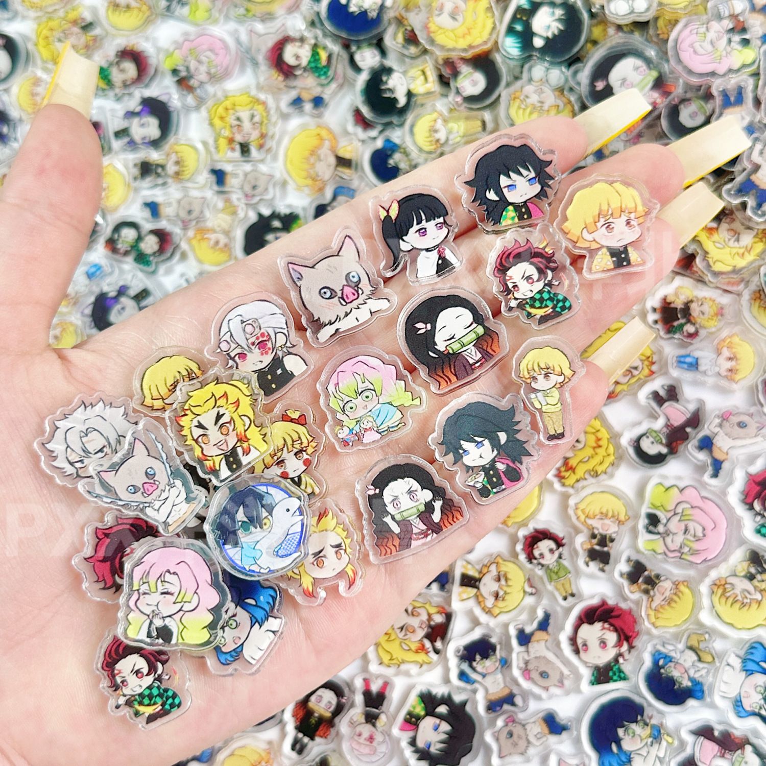 50/100Pcs 1/2cm Mini Demon Sla - Phone Accessories Diy incelemesi ve fiyatı