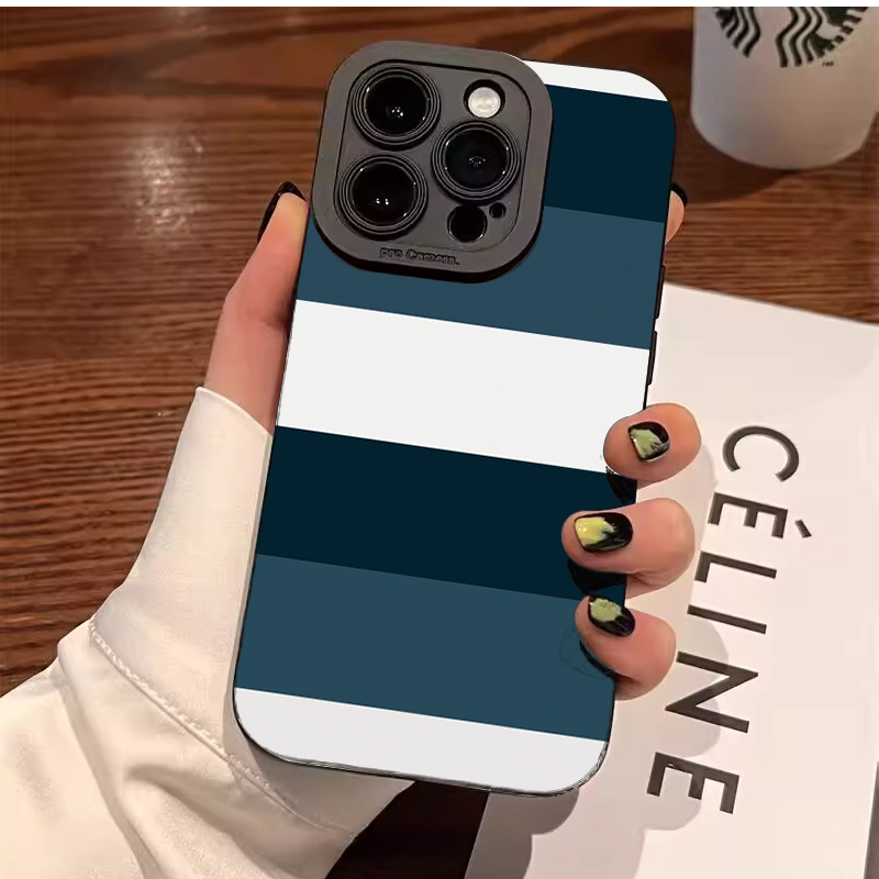 Blue White Striped Pattern Pho - Phone Accessories Samsung incelemesi ve fiyatı