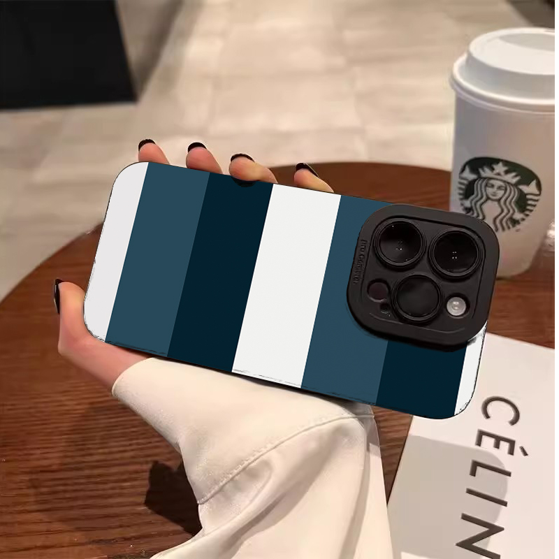 Blue White Striped Pattern Pho - Phone Accessories Samsung incelemesi ve fiyatı