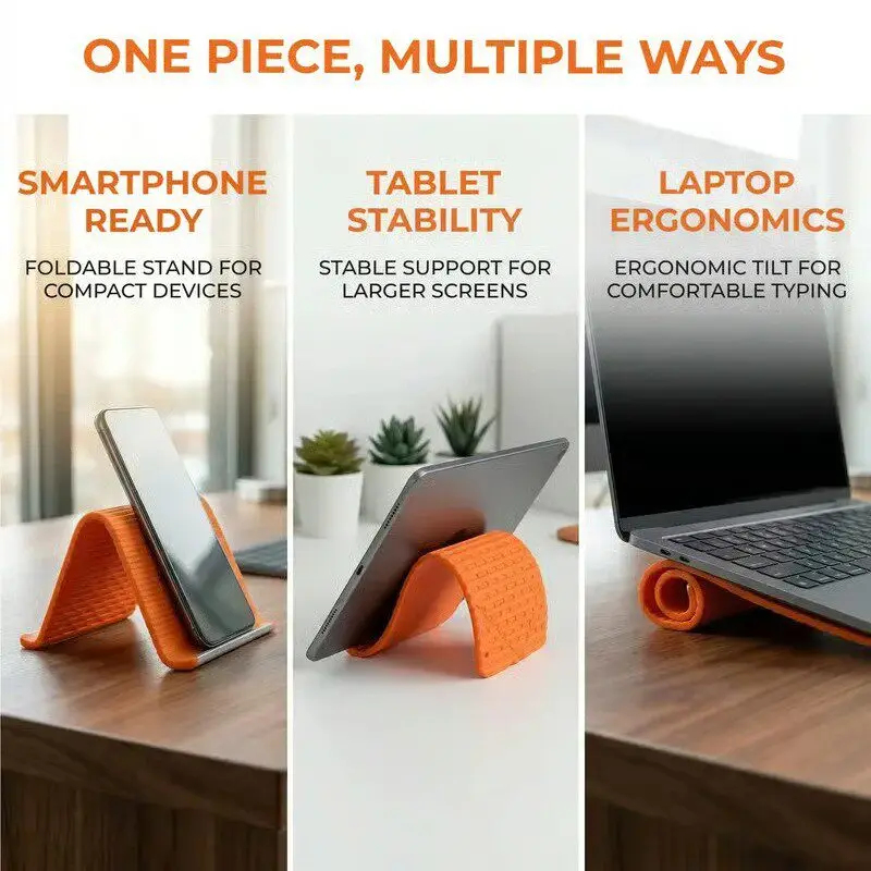 Silicone Foldable Phone Stand  - Phone Accessories Diy incelemesi ve fiyatı