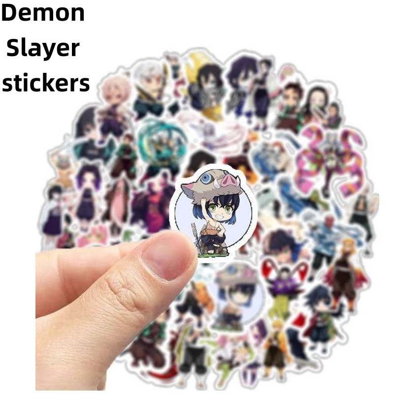 Demon Slayer stickers, cartoon - Phone Accessories Diy incelemesi ve fiyatı