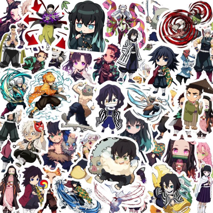 Demon Slayer stickers, cartoon - Phone Accessories Diy incelemesi ve fiyatı