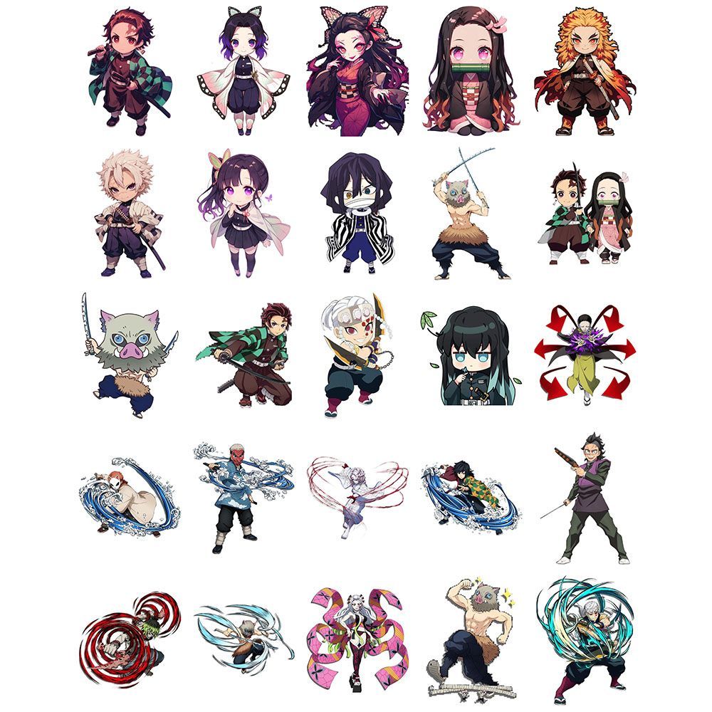 Demon Slayer stickers, cartoon - Phone Accessories Diy incelemesi ve fiyatı