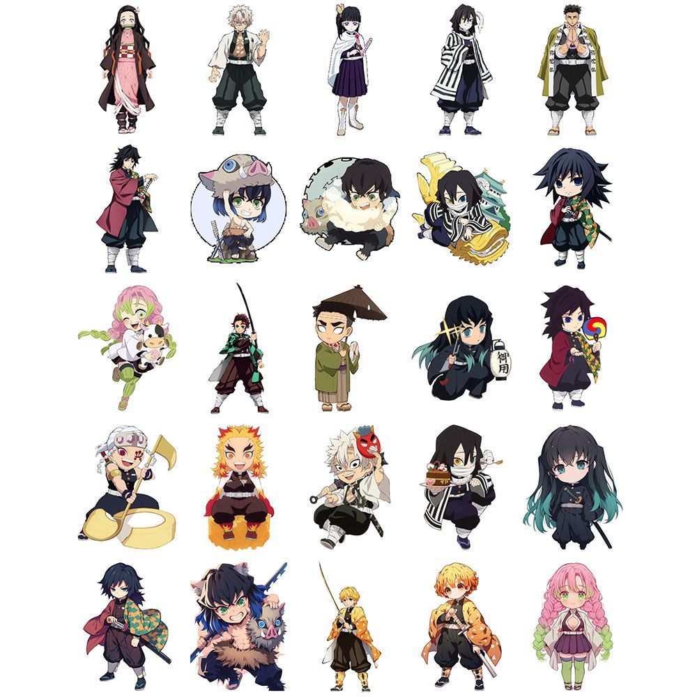 Demon Slayer stickers, cartoon - Phone Accessories Diy incelemesi ve fiyatı