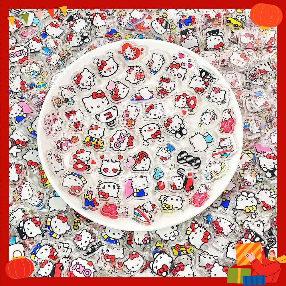 100PCS OF 2cm Mini HelloKitty  - Phone Accessories Diy incelemesi ve fiyatı