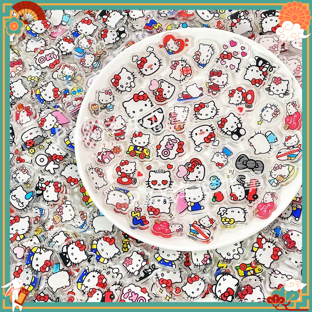 100PCS OF 2cm Mini HelloKitty  - Phone Accessories Diy incelemesi ve fiyatı