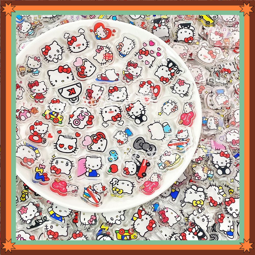 100PCS OF 2cm Mini HelloKitty  - Phone Accessories Diy incelemesi ve fiyatı
