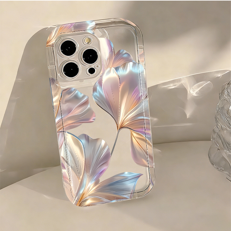 Colorful Metallic Ginkgo Print - Xiaomi Phone Accessories incelemesi ve fiyatı