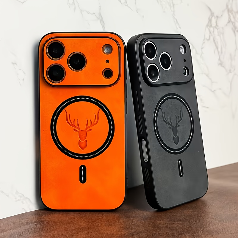Luxury PU Leather Deer phone C - Magsafe Wireless Charger incelemesi ve fiyatı