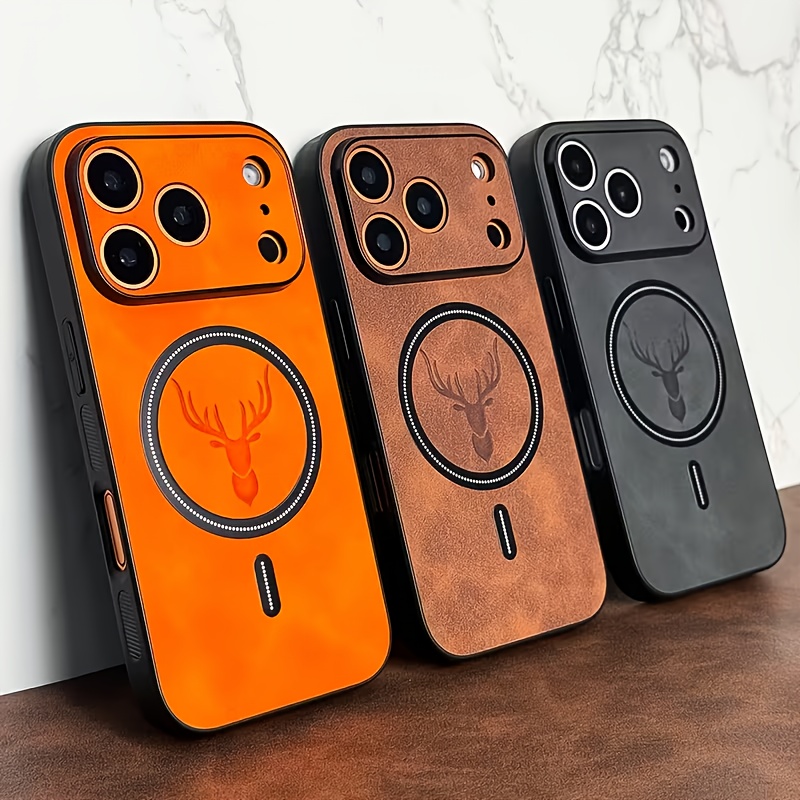 Luxury PU Leather Deer phone C - Magsafe Wireless Charger incelemesi ve fiyatı