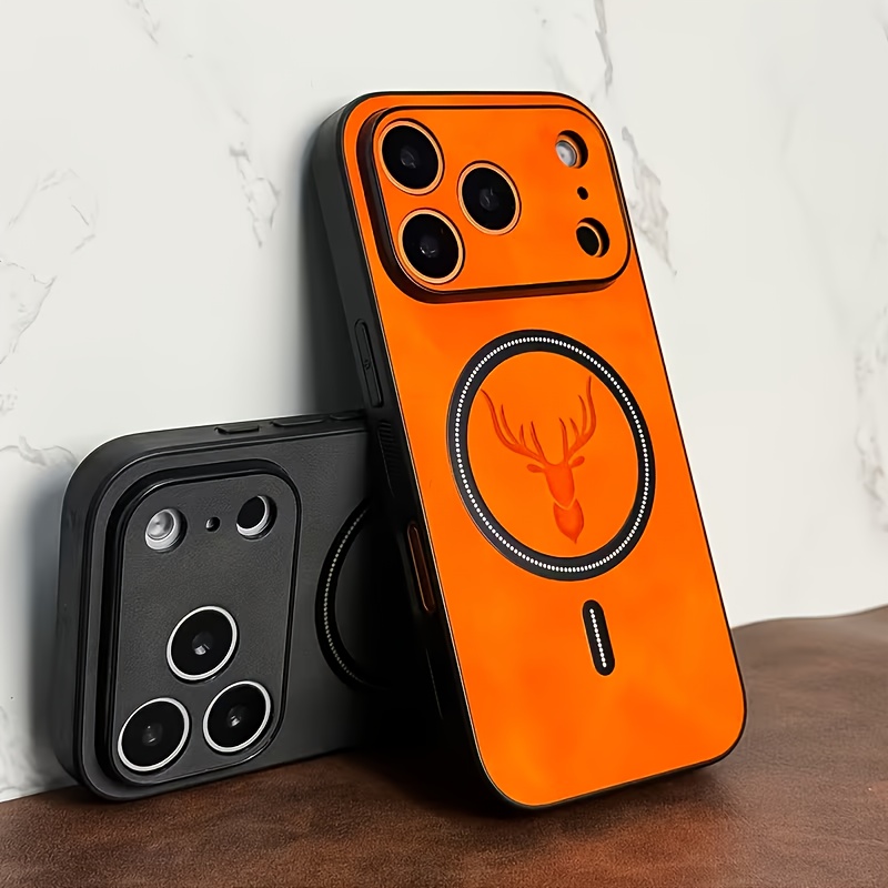 Luxury PU Leather Deer phone C - Magsafe Wireless Charger incelemesi ve fiyatı