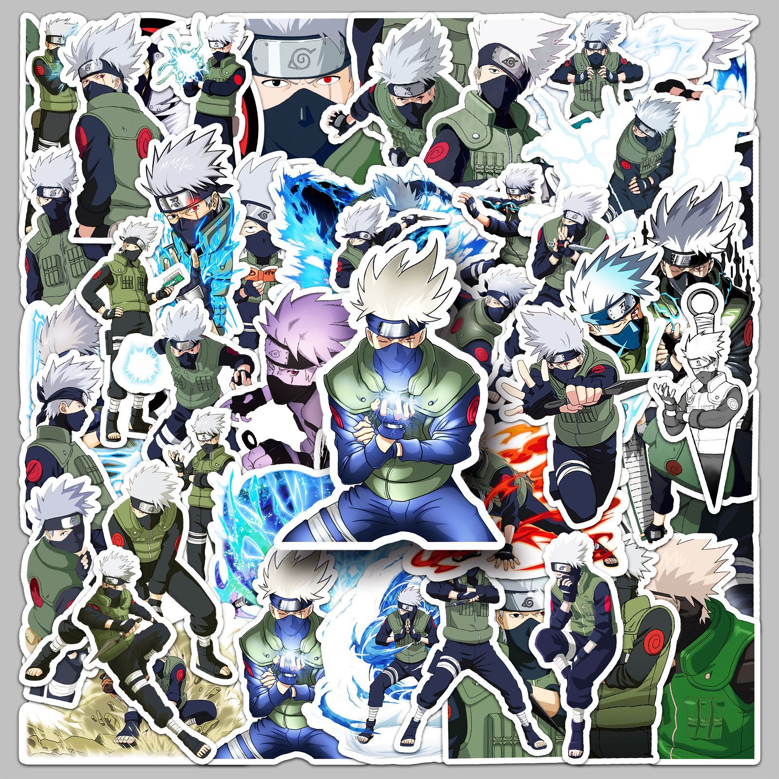 50pcs Anime Naruto Hatake Kaka - Phone Accessories Diy incelemesi ve fiyatı