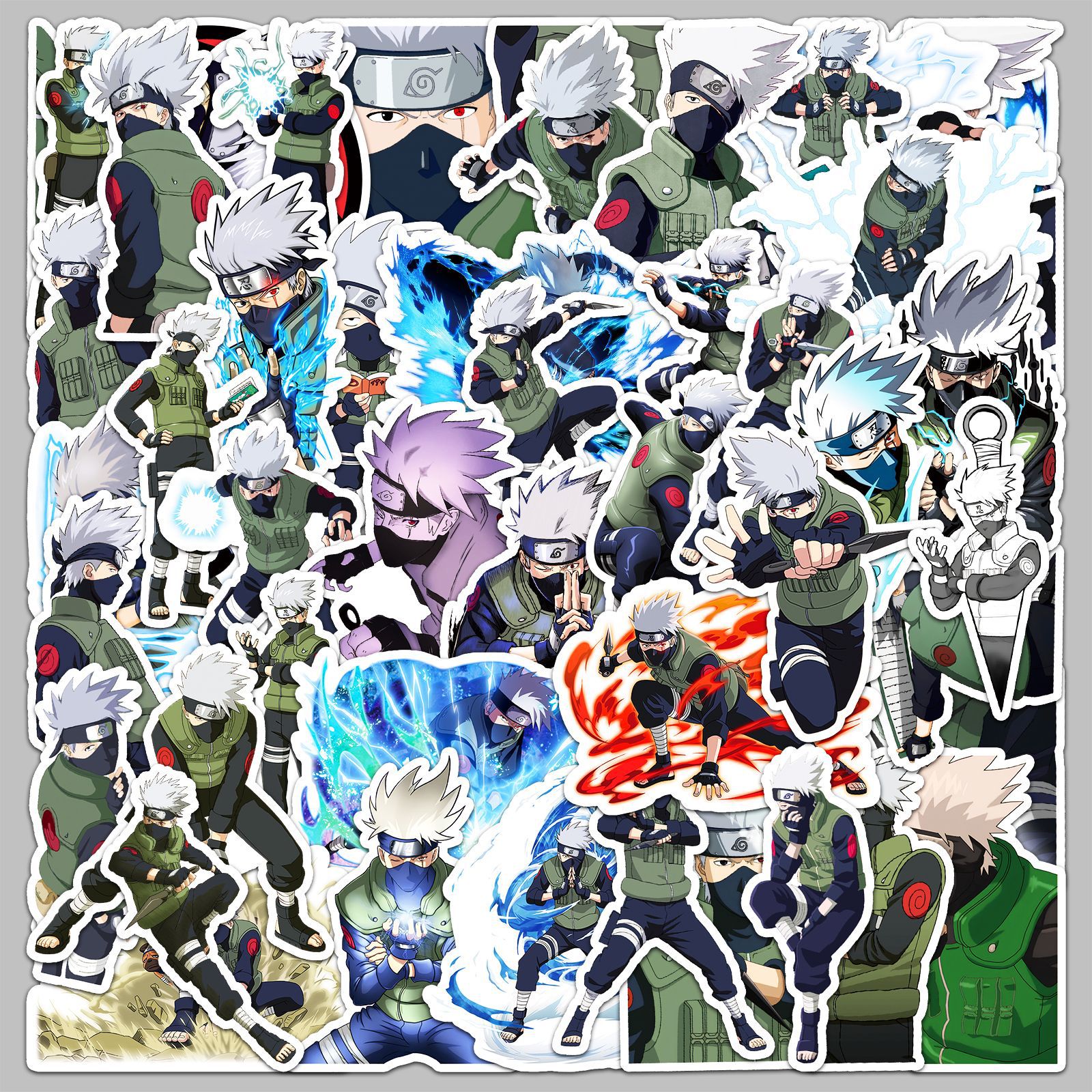 50pcs Anime Naruto Hatake Kaka - Phone Accessories Diy incelemesi ve fiyatı