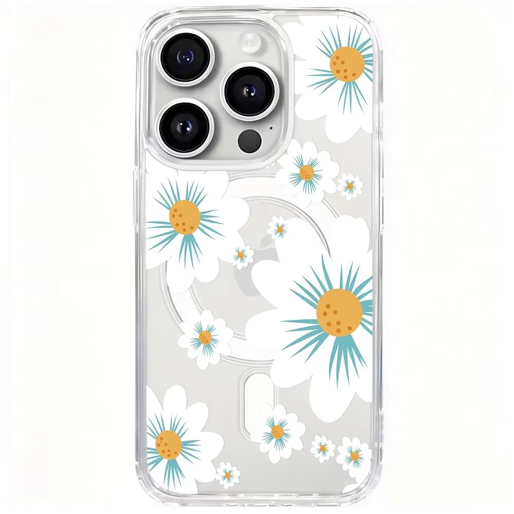 Floral Print Phone Case For iP - Magnetic Phone Case incelemesi ve fiyatı