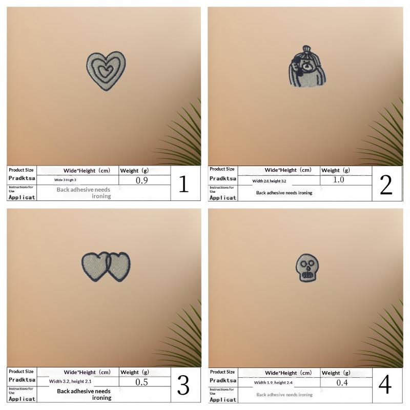1Set Heart Cat Skull Birds Emb - Phone Accessories Diy incelemesi ve fiyatı