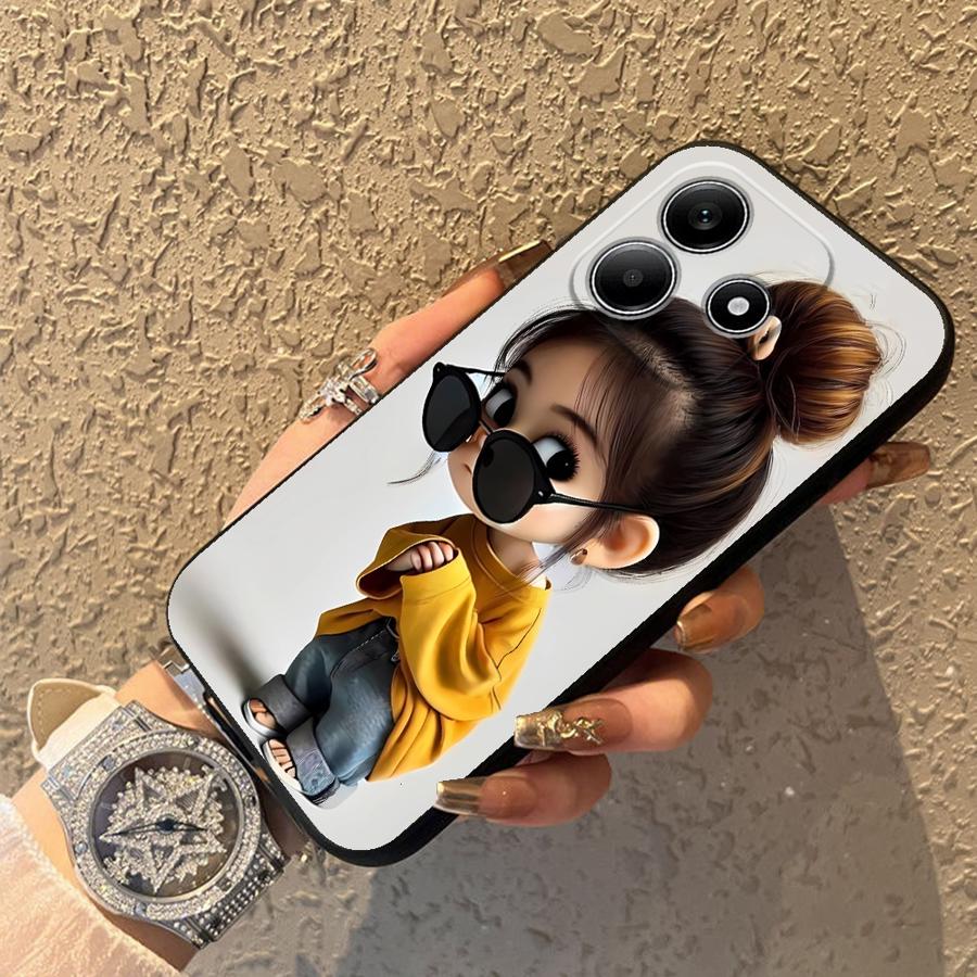 Cartoon Girl Pattern Funda Pho - Xiaomi Phone Accessories incelemesi ve fiyatı