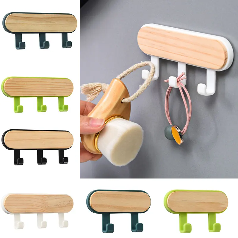 Wood Key Holder Hat Scarf Stor - Phone Accessories Hooks incelemesi ve fiyatı