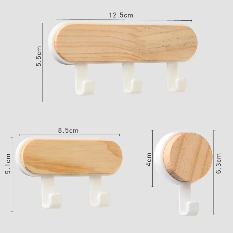 Wood Key Holder Hat Scarf Stor - Phone Accessories Hooks incelemesi ve fiyatı