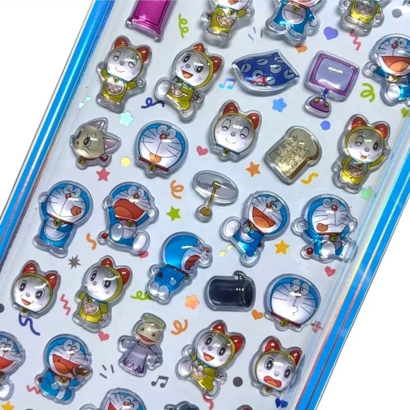 Doraemon Crystal Sticker Anime - Phone Accessories Diy incelemesi ve fiyatı