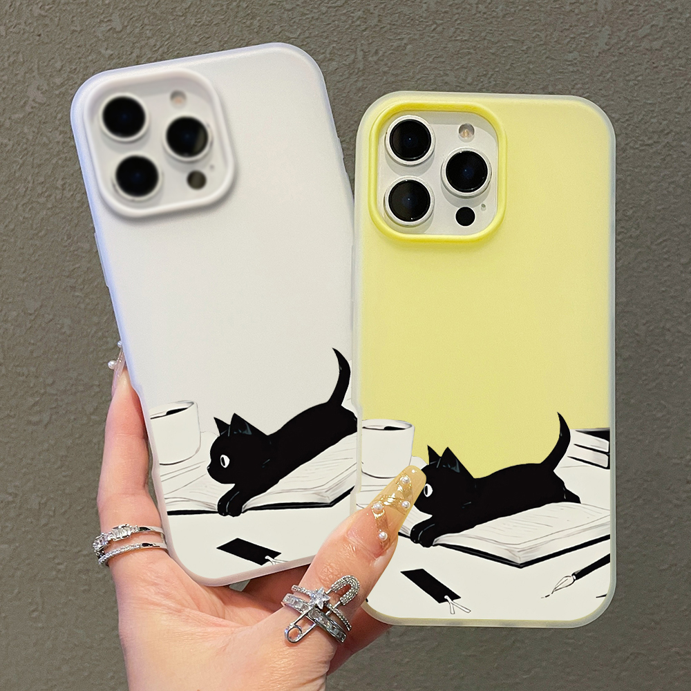 INS Cute Kitty Read Book Phone - Xiaomi Phone Accessories incelemesi ve fiyatı