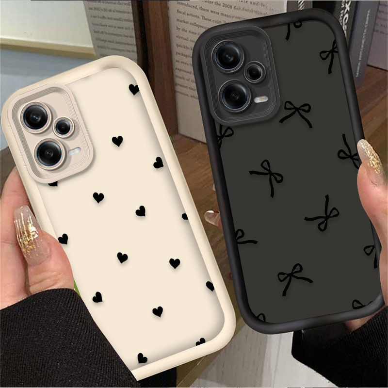 Black Love Heart Bowknot Phone - Xiaomi Phone Accessories incelemesi ve fiyatı