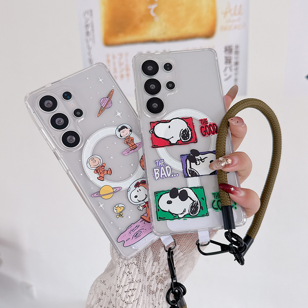 Cute Cartoon Snoopy Charlie Br - Magnetic Phone Case incelemesi ve fiyatı